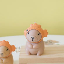 Load image into Gallery viewer, Capybara wearing fish hat