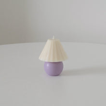 Load image into Gallery viewer, pastel lilac lamp shaped candles