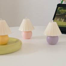 Load image into Gallery viewer, Aesthetic and cute lamp candles on the table