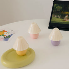 Load image into Gallery viewer, Room decor pastel lamp shaped candles