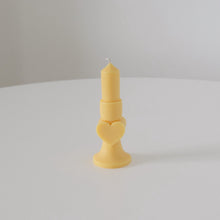 Load image into Gallery viewer, Yellow pastel candle