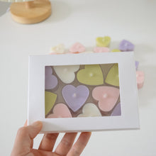 Load image into Gallery viewer, romantic heart shaped tea light candles