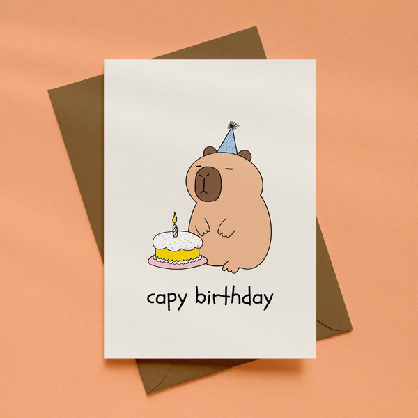 Capy Birthday Card