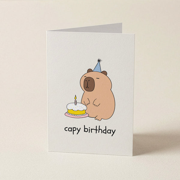Capy Birthday Card