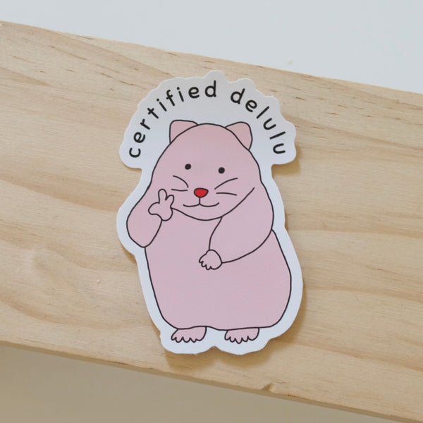 Certified Delulu Sticker