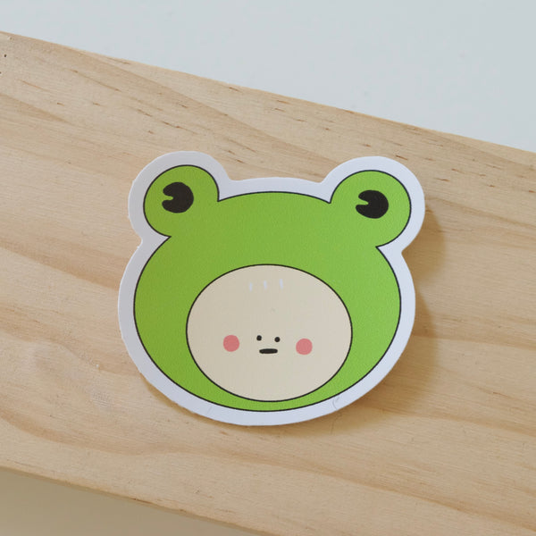 Frog Hat Sticker