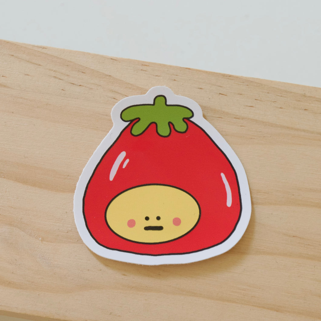 Tomato Face Sticker