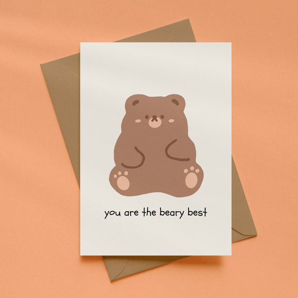 You Are the Beary Best Card