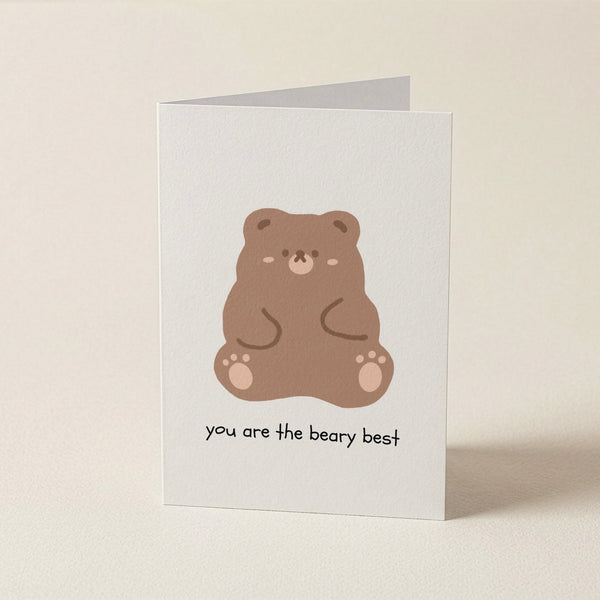 You Are the Beary Best Card