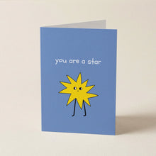 Load image into Gallery viewer, You Are a Star Card
