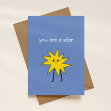 Load image into Gallery viewer, You Are a Star Card

