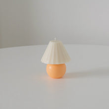 Load image into Gallery viewer, pastel peach lamp shaped candles
