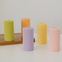 Load image into Gallery viewer, Pastel Ripple Candles
