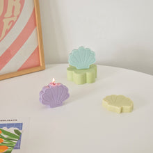 Load image into Gallery viewer, Pastel trendy scallop shell candles
